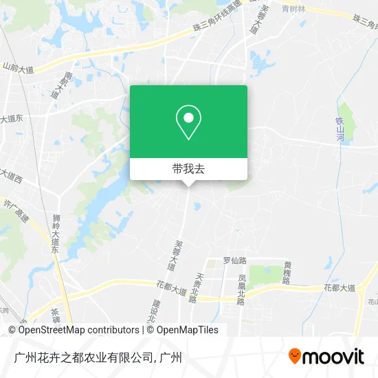 广州花卉之都农业有限公司地图