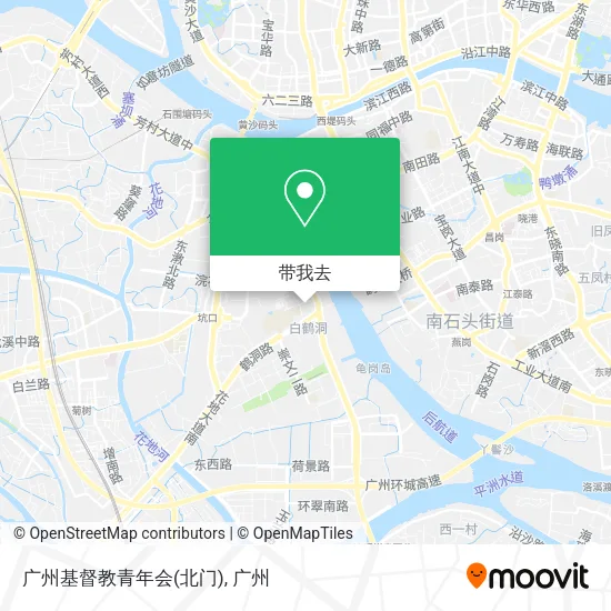 广州基督教青年会(北门)地图