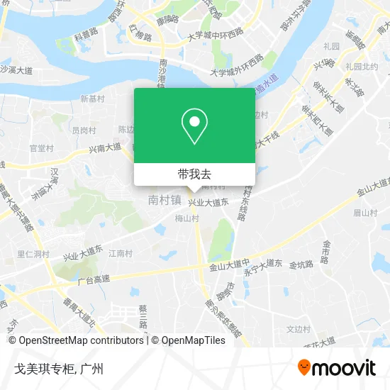 戈美琪专柜地图