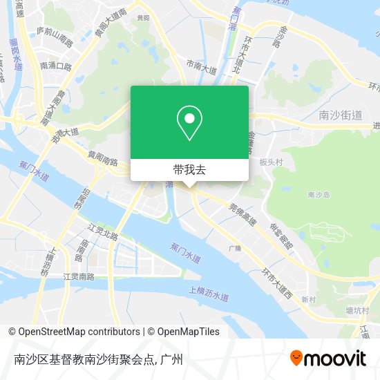 南沙区基督教南沙街聚会点地图