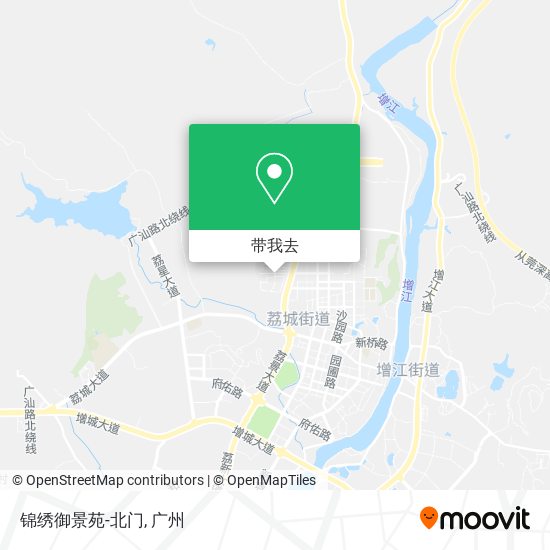 锦绣御景苑-北门地图