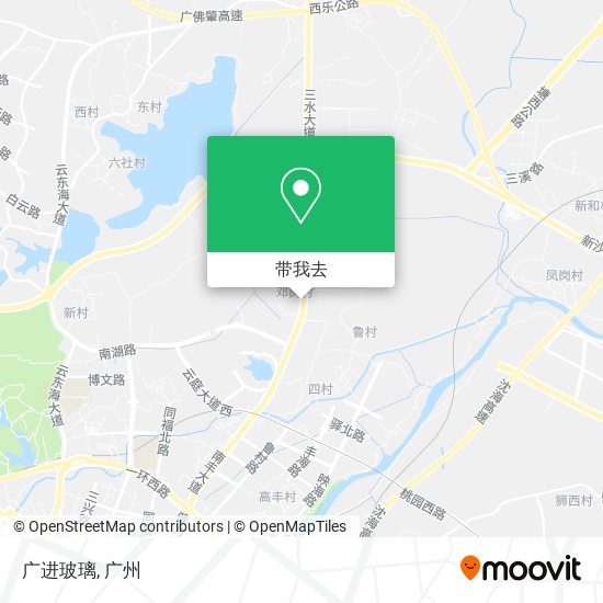 广进玻璃地图