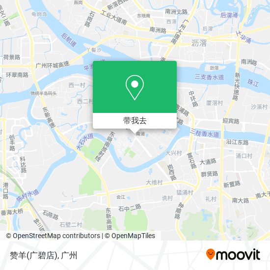 赞羊(广碧店)地图