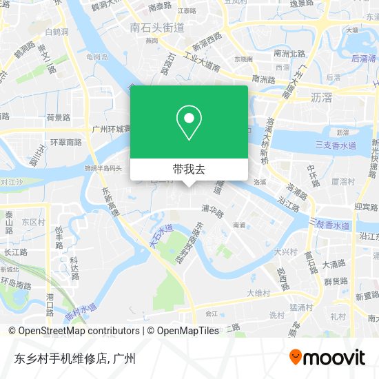 东乡村手机维修店地图