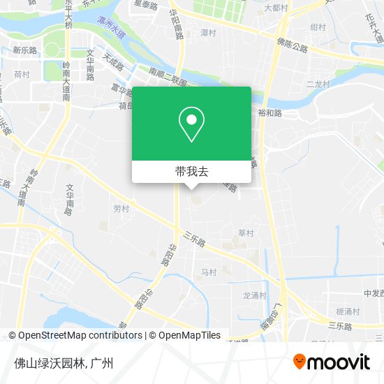 佛山绿沃园林地图