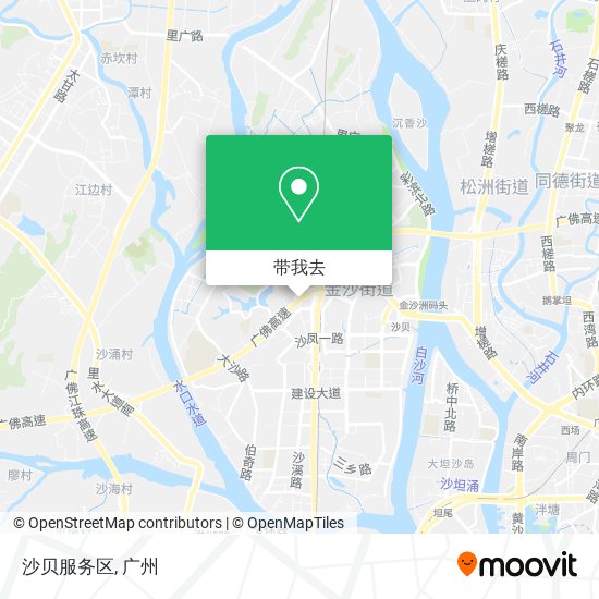 沙贝服务区地图