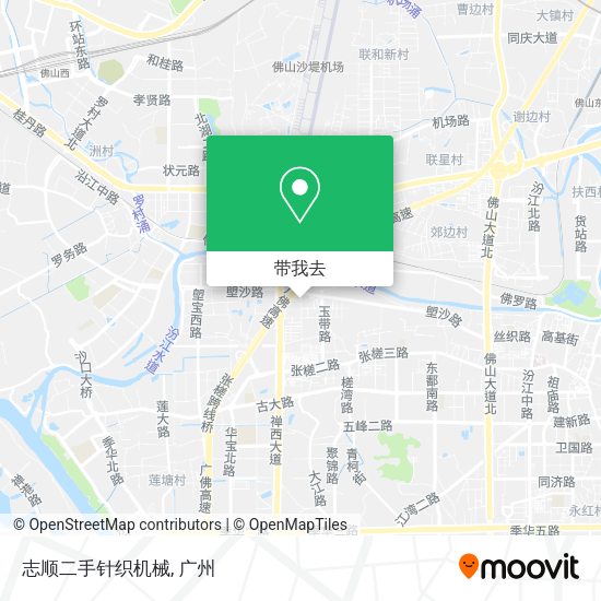 志顺二手针织机械地图