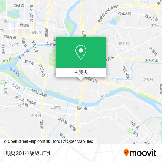顺财201不锈钢地图