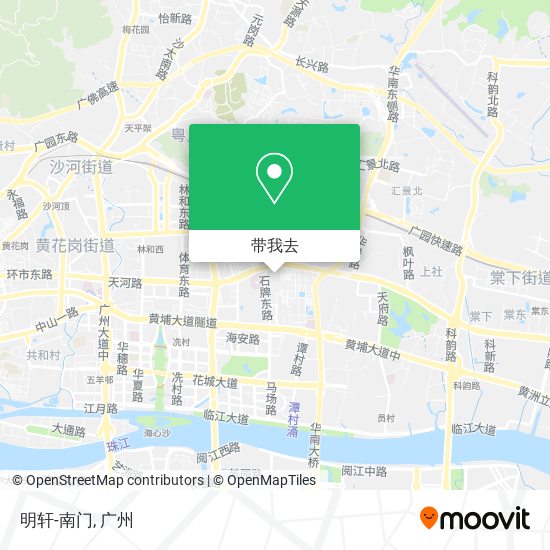 明轩-南门地图