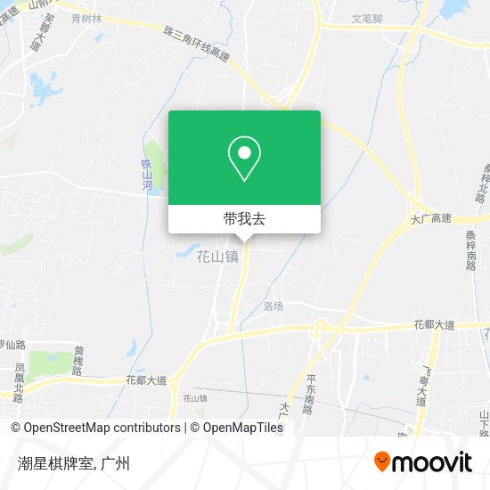 潮星棋牌室地图