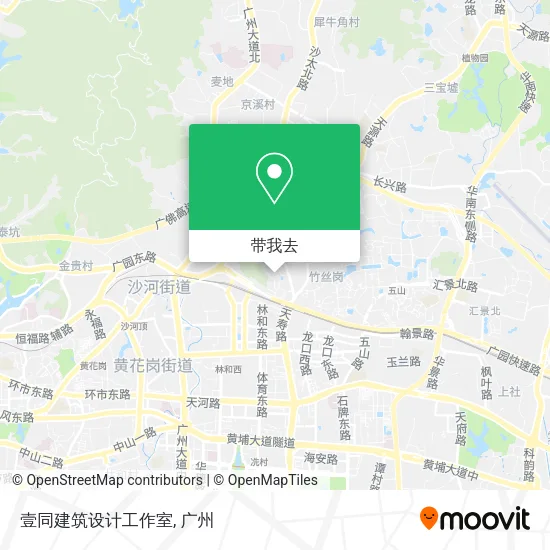 壹同建筑设计工作室地图