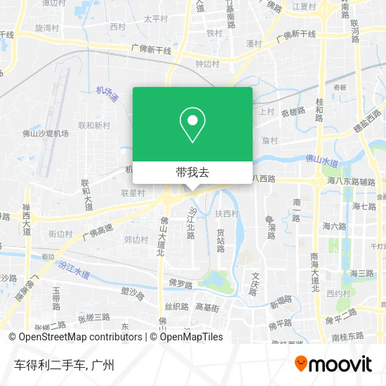 车得利二手车地图