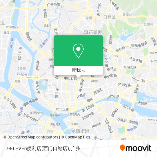 7-ELEVEn便利店(西门口站店)地图