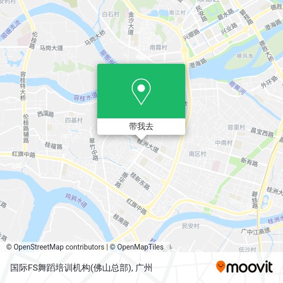 国际FS舞蹈培训机构(佛山总部)地图