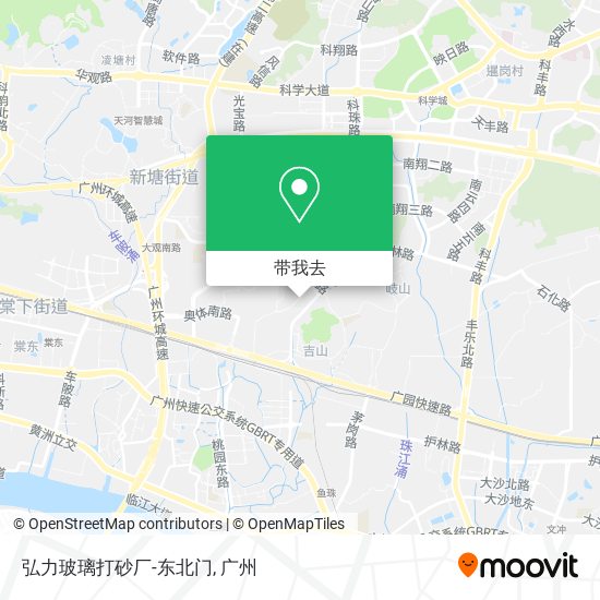 弘力玻璃打砂厂-东北门地图
