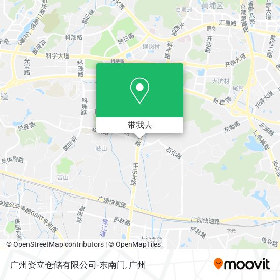 广州资立仓储有限公司-东南门地图