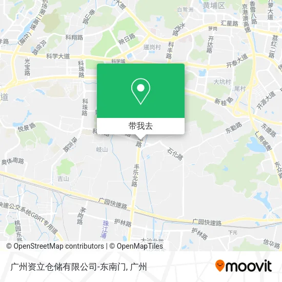 广州资立仓储有限公司-东南门地图