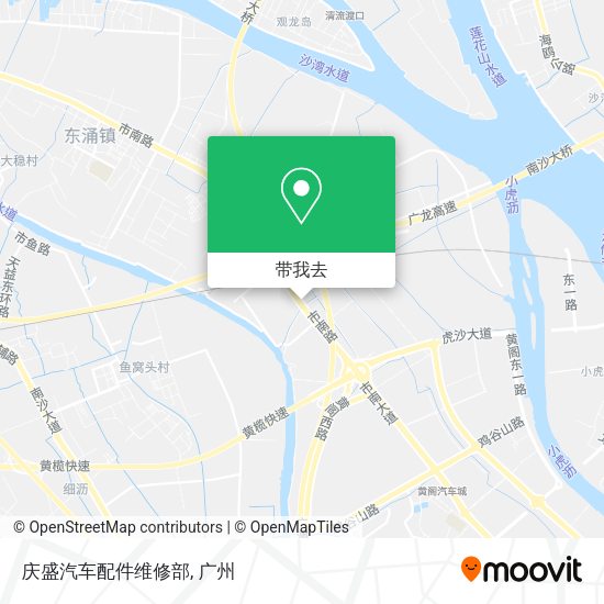 庆盛汽车配件维修部地图
