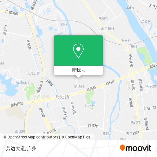 劳边大道地图