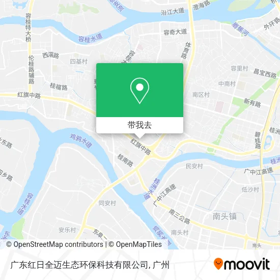 广东红日全迈生态环保科技有限公司地图