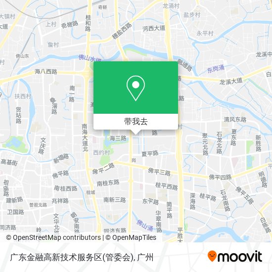 广东金融高新技术服务区(管委会)地图