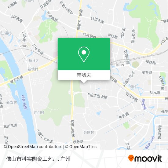 佛山市科实陶瓷工艺厂地图