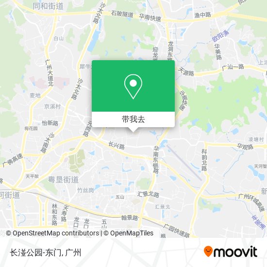 长湴公园-东门地图