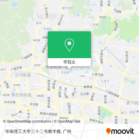 华南理工大学三十二号教学楼地图