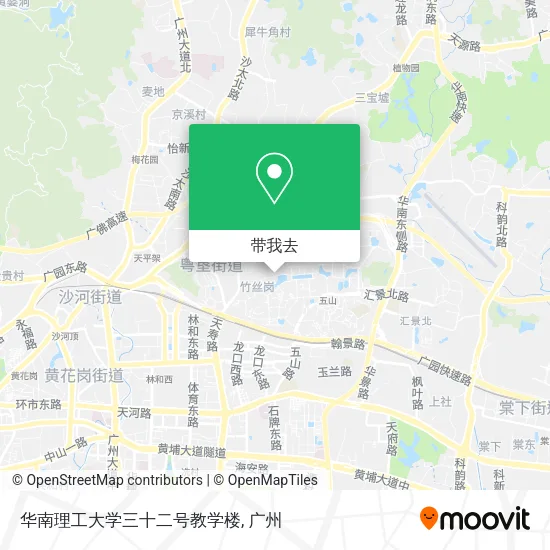 华南理工大学三十二号教学楼地图