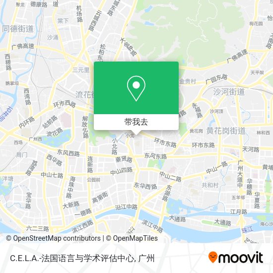 C.E.L.A.-法国语言与学术评估中心地图