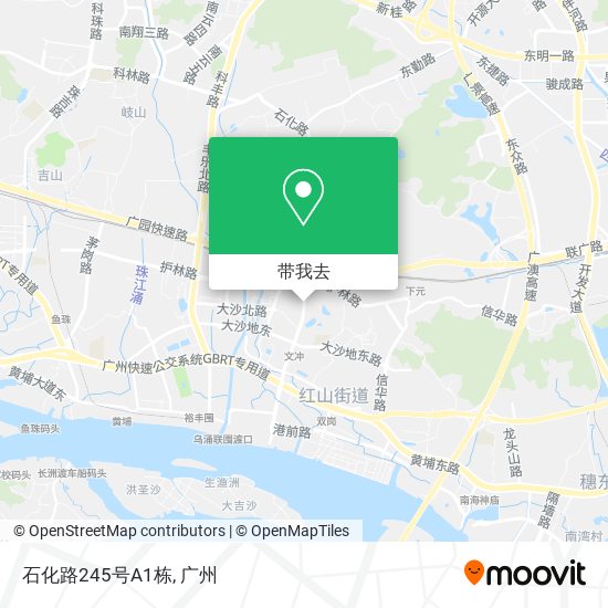 石化路245号A1栋地图