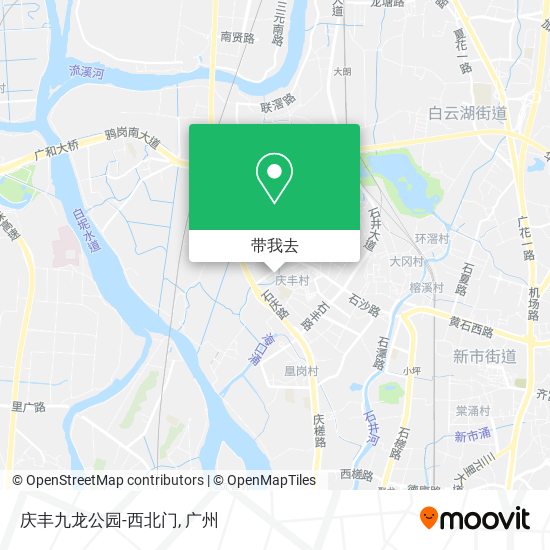 庆丰九龙公园-西北门地图
