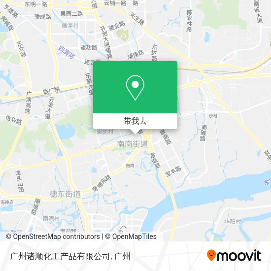 广州诸顺化工产品有限公司地图