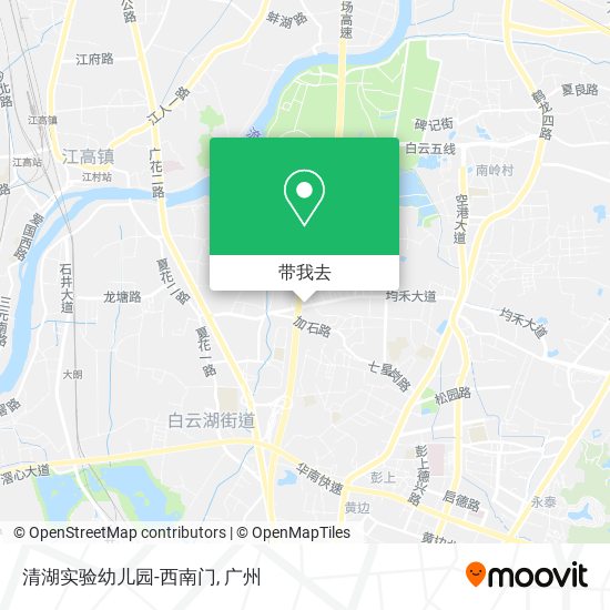 清湖实验幼儿园-西南门地图