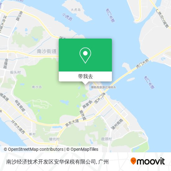 南沙经济技术开发区安华保税有限公司地图