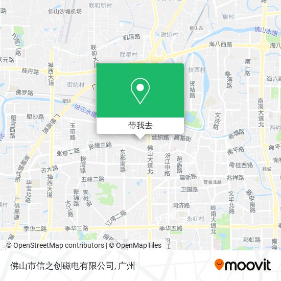 佛山市信之创磁电有限公司地图