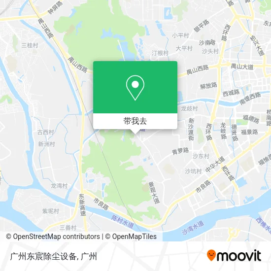 广州东宸除尘设备地图