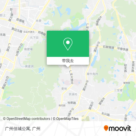 广州佳城公寓地图