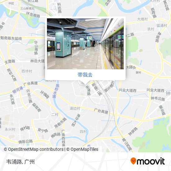 韦涌路地图