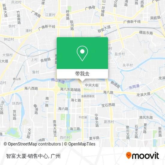 智富大厦-销售中心地图