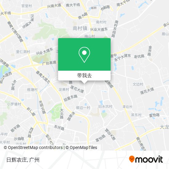 日辉农庄地图