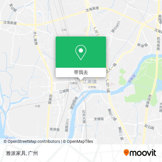 雅派家具地图