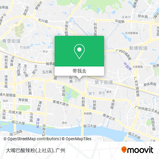 大嘴巴酸辣粉(上社店)地图