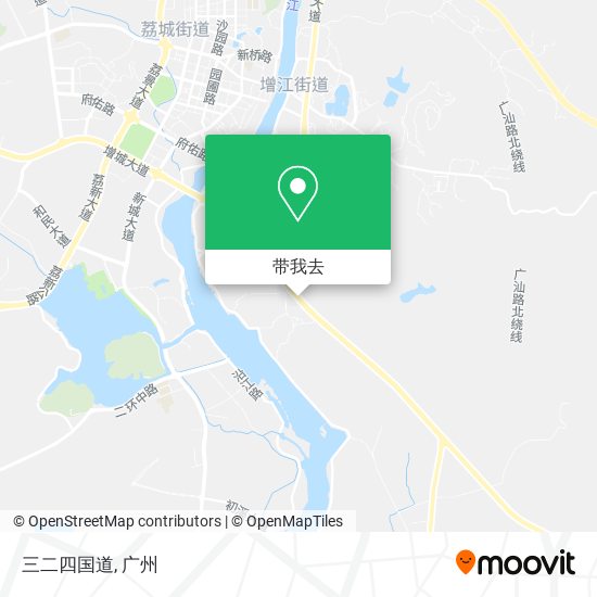 三二四国道地图