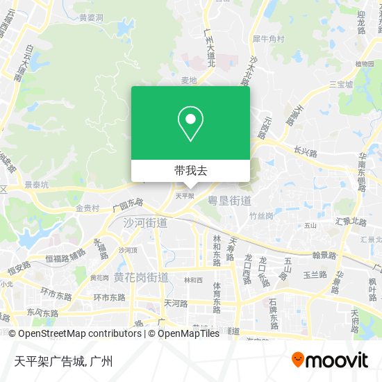 天平架广告城地图