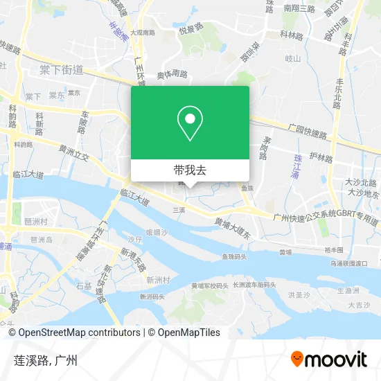 莲溪路地图