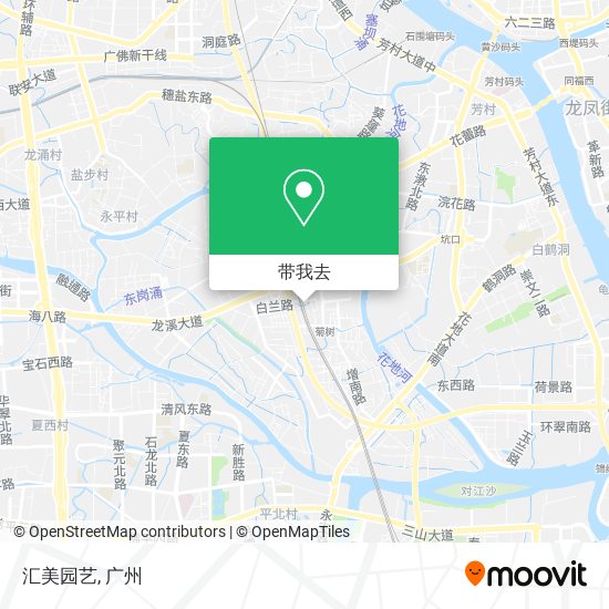 汇美园艺地图