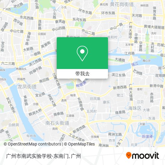 广州市南武实验学校-东南门地图