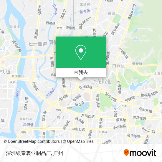 深圳银泰表业制品厂地图