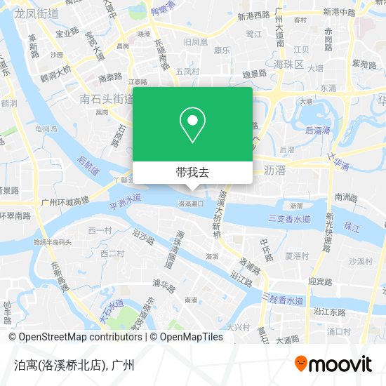 泊寓(洛溪桥北店)地图